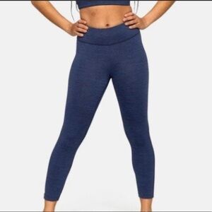OUTDOOR VOICES Core 7/8 TechSweat Leggings in Baltic Blue, Size Medium
